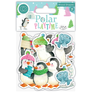 Craft Consortium Polar Playtime Wood Shapes (CCWDNS003)